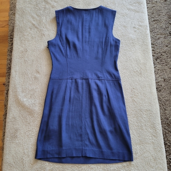 Theory Adalize Habitat blue sleeveless dress size 6 - Picture 9 of 15